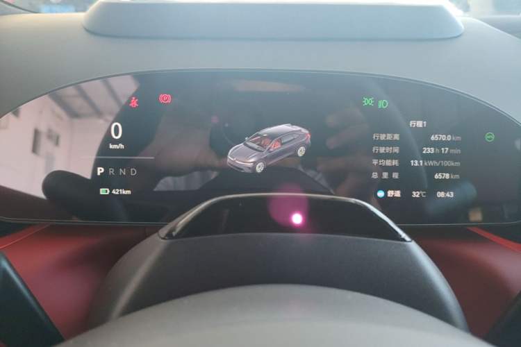 Used Zeekr 007GT 2025 Rear-Drive Intelligent Driving Version 75 kWh Instrument Cluster