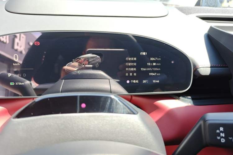 Used Zeekr 007GT 2025 Rear-Drive Intelligent Driving Version 75 kWh Odometer Close Up