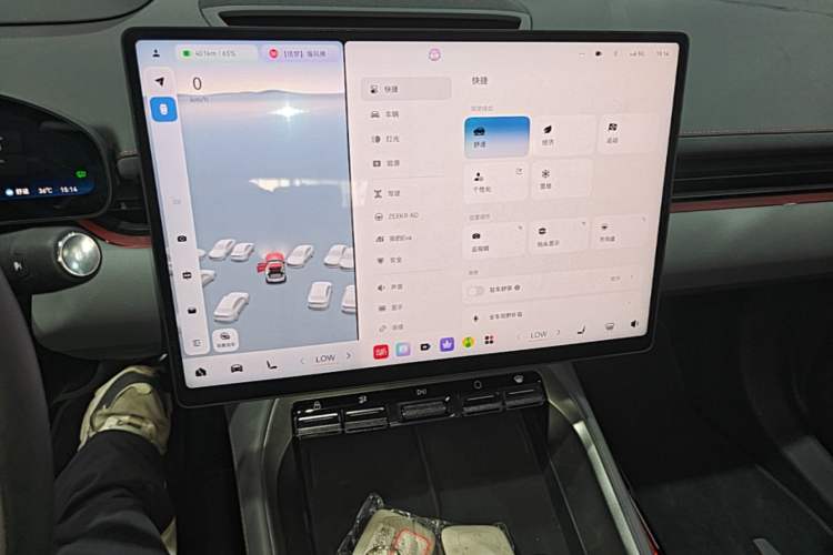 Used Zeekr 007GT 2025 Long-Range Rear-Wheel Drive Intelligent Driving Version 100 kWh Audio And AC Panel