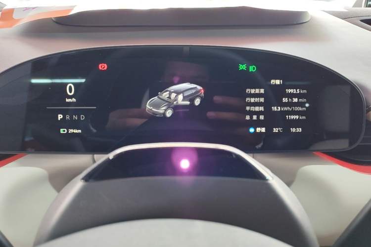 Used Zeekr 007GT 2025 Long-Range Rear-Wheel Drive Intelligent Driving Version 100 kWh Instrument Cluster