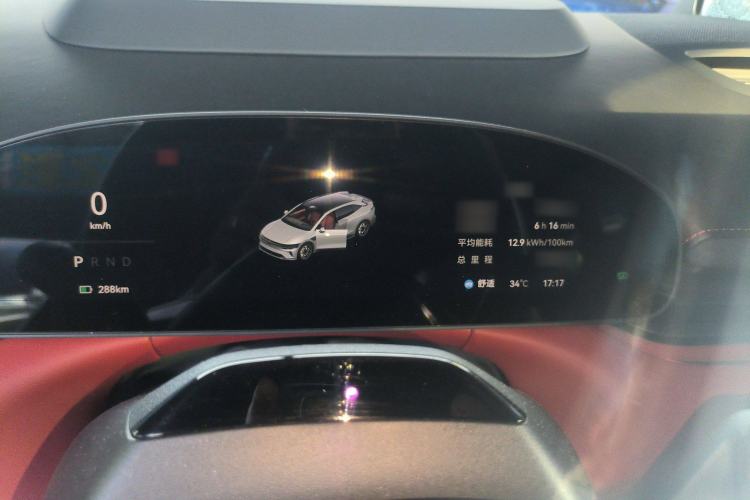 Used Zeekr 007GT 2025 Rear-Drive Intelligent Driving Version 75 kWh Instrument Cluster