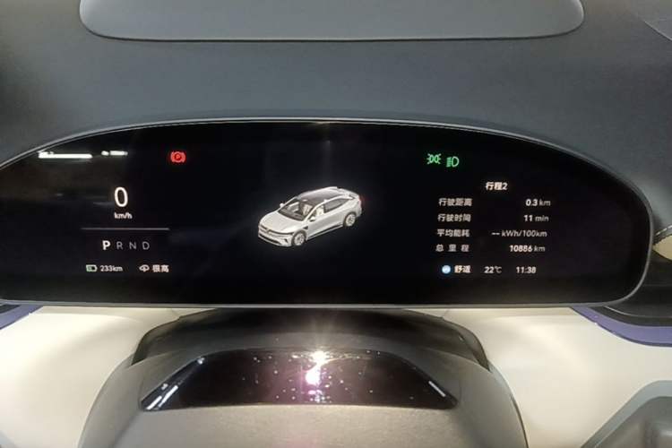 Used Zeekr 007GT 2025 Four-Wheel Drive Intelligent Driving Version 75 kWh Instrument Cluster