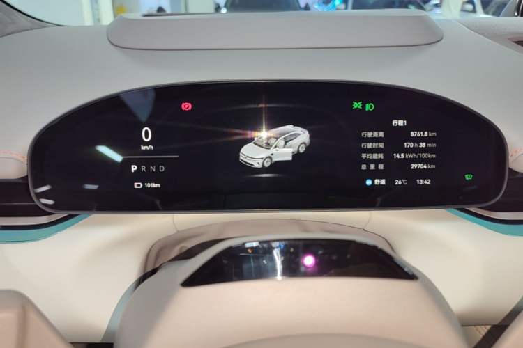 Used Zeekr 007GT 2025 Rear-Drive Intelligent Driving Version 75 kWh Instrument Cluster