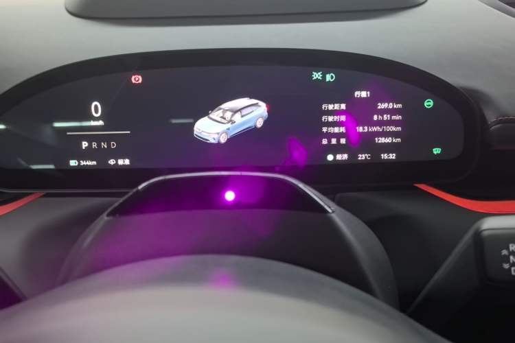 Used Zeekr 007GT 2025 Four-Wheel Drive Intelligent Driving Version 75 kWh Instrument Cluster