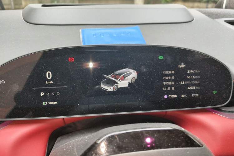 Used Zeekr 007GT 2025 Rear-Drive Intelligent Driving Version 75 kWh Instrument Cluster