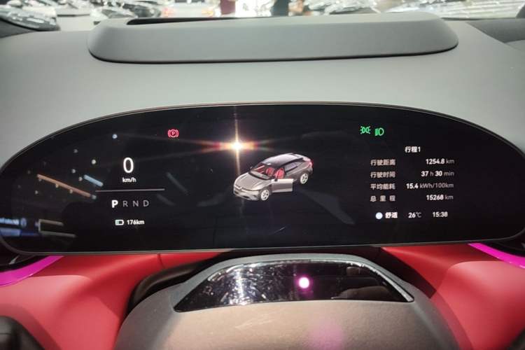 Used Zeekr 007GT 2025 Rear-Drive Intelligent Driving Version 75 kWh Instrument Cluster