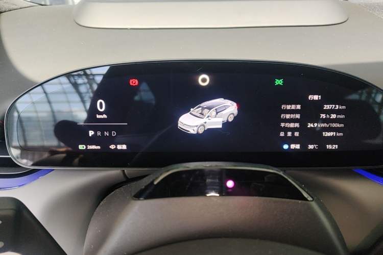 Used Zeekr 007GT 2025 Four-Wheel Drive Intelligent Driving Version 75 kWh Instrument Cluster