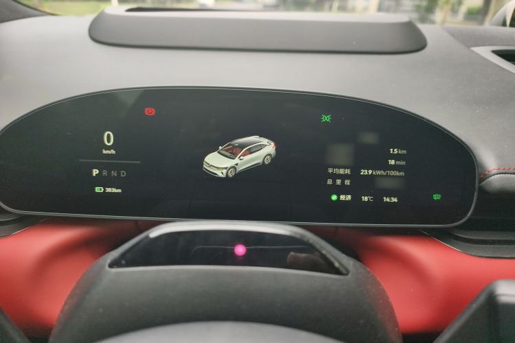 Used Zeekr 007GT 2025 Rear-Drive Intelligent Driving Version 75 kWh Instrument Cluster