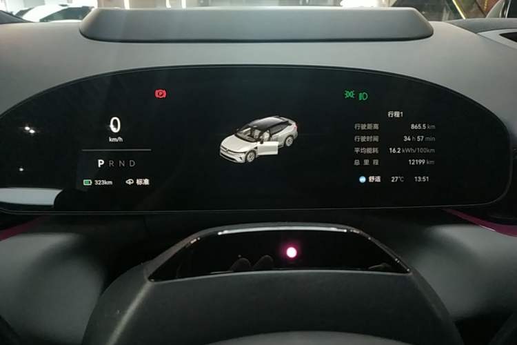 Used Zeekr 007GT 2025 Four-Wheel Drive Intelligent Driving Version 75 kWh Instrument Cluster
