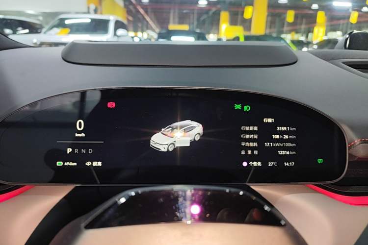 Used Zeekr 007GT 2025 Four-Wheel Drive Intelligent Driving Version 75 kWh Instrument Cluster