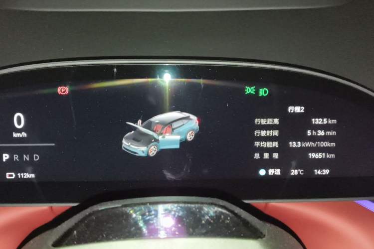 Used Zeekr 007GT 2025 Rear-Drive Intelligent Driving Version 75 kWh Instrument Cluster