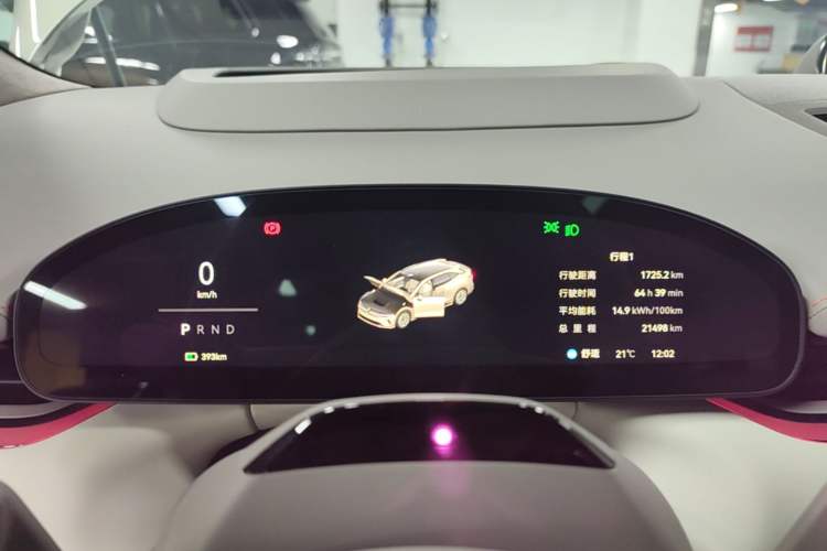 Used Zeekr 007GT 2025 Long-Range Rear-Wheel Drive Intelligent Driving Version 100 kWh Instrument Cluster