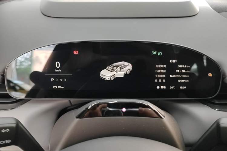 Used Zeekr 007GT 2025 Rear-Drive Intelligent Driving Version 75 kWh Instrument Cluster