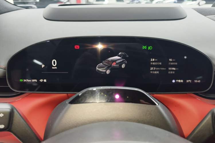 Used Zeekr 007GT 2025 Four-Wheel Drive Intelligent Driving Version 75 kWh Instrument Cluster