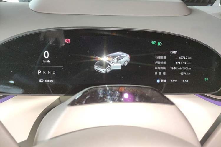 Used Zeekr 007GT 2025 Rear-Drive Intelligent Driving Version 75 kWh Instrument Cluster