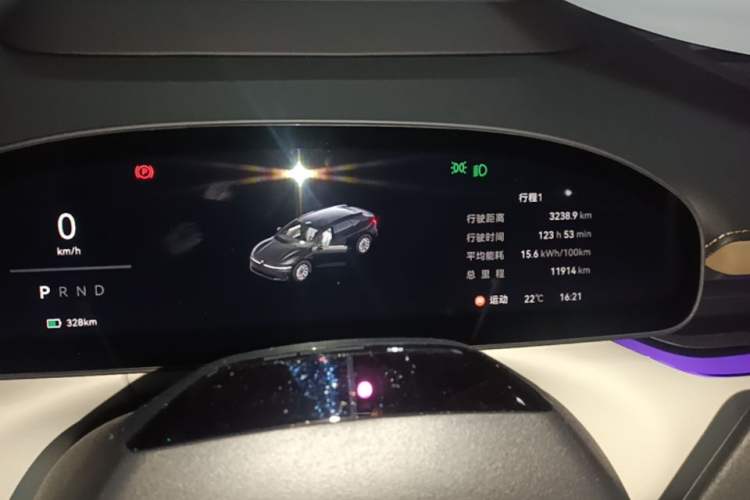 Used Zeekr 007GT 2025 Rear-Drive Intelligent Driving Version 75 kWh Instrument Cluster