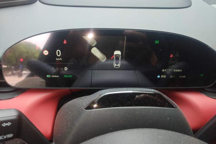 Used Zeekr 007GT 2025 Rear-Drive Intelligent Driving Version 75 kWh Odometer Close Up