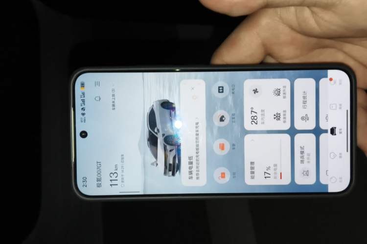Used Zeekr 007GT 2025 Rear-Drive Intelligent Driving Version 75 kWh Vehicle Key