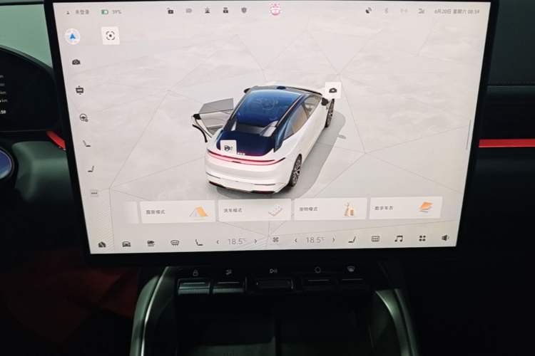 Used Zeekr 007GT 2025 Long-Range Rear-Wheel Drive Intelligent Driving Version 100 kWh Audio And AC Panel
