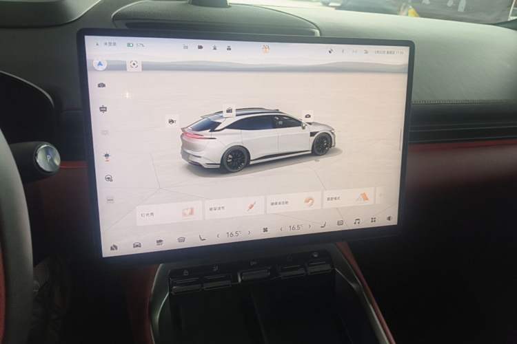 Used Zeekr 007GT 2025 Four-Wheel Drive Intelligent Driving Version 75 kWh Audio And AC Panel