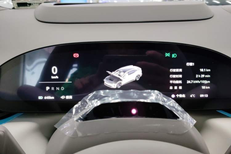 Used Zeekr 007GT 2025 Long-Range Rear-Wheel Drive Intelligent Driving Version 100 kWh Instrument Cluster