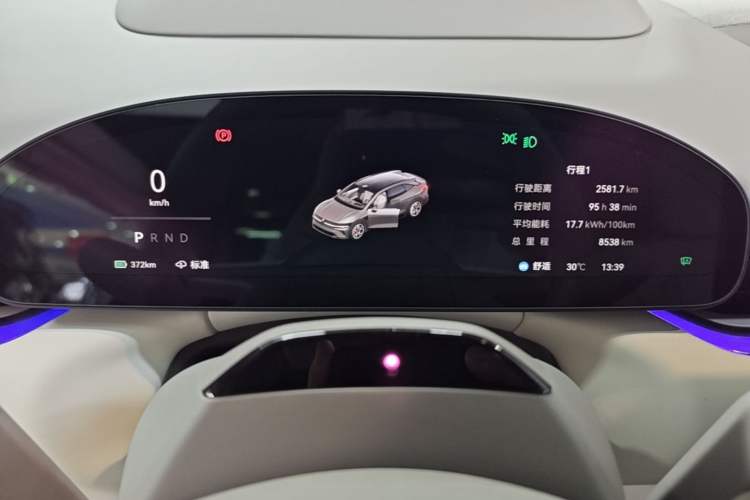 Used Zeekr 007GT 2025 Four-Wheel Drive Intelligent Driving Version 75 kWh Instrument Cluster