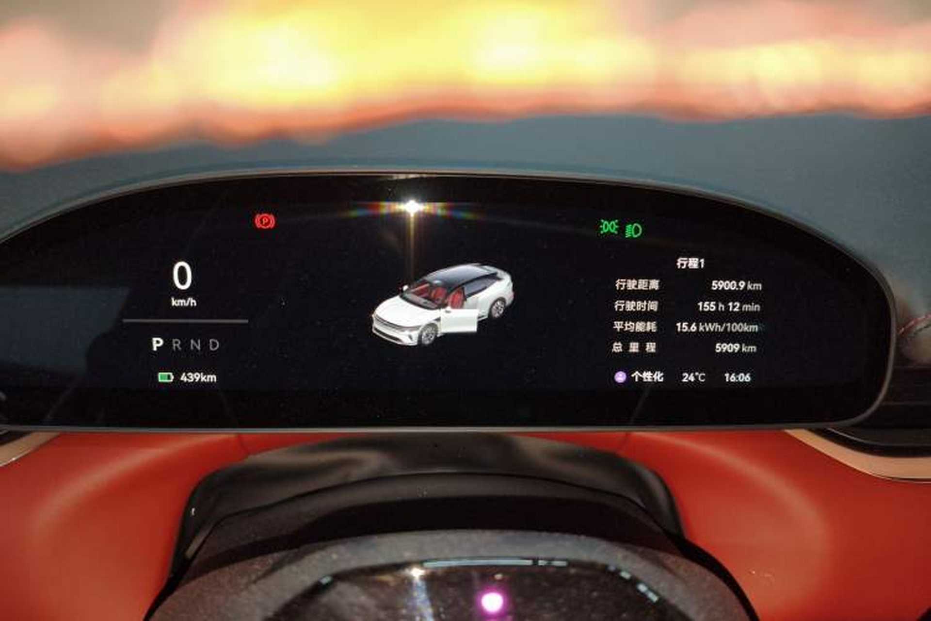 Used Zeekr 007GT 2025 Rear-Drive Intelligent Driving Version 75 kWh Instrument Cluster
