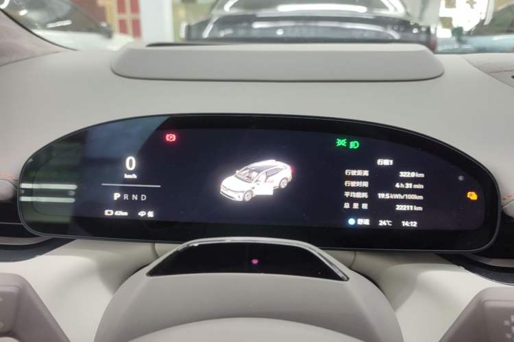Used Zeekr 007GT 2025 Four-Wheel Drive Intelligent Driving Version 75 kWh Instrument Cluster