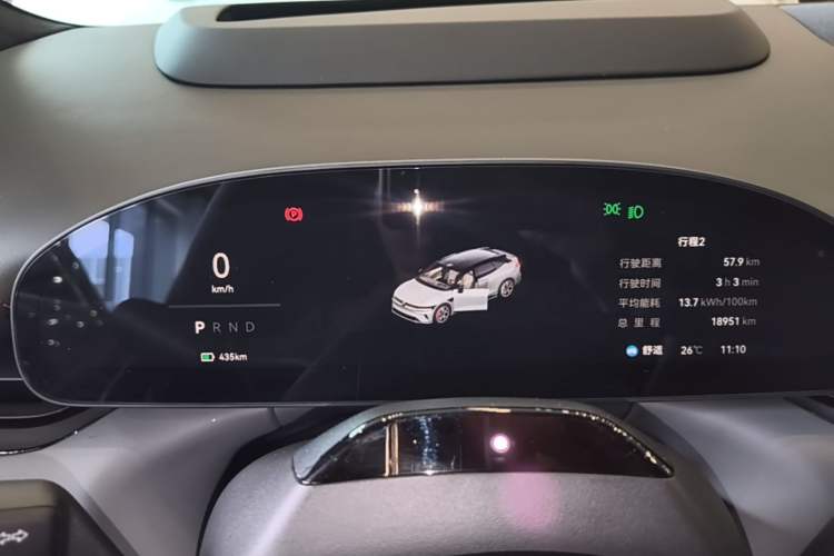 Used Zeekr 007GT 2025 Rear-Drive Intelligent Driving Version 75 kWh Instrument Cluster