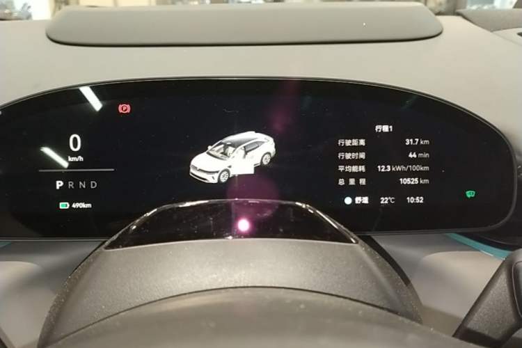 Used Zeekr 007GT 2025 Long-Range Rear-Wheel Drive Intelligent Driving Version 100 kWh Instrument Cluster