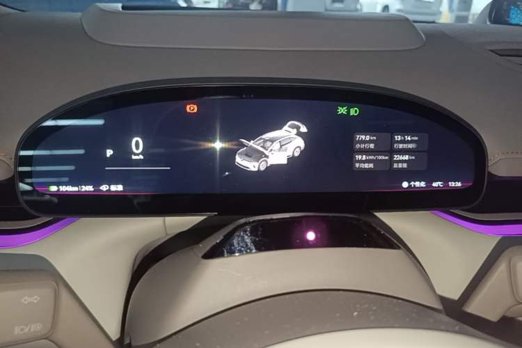 Used Zeekr 007GT 2025 Four-Wheel Drive Intelligent Driving Version 75 kWh Instrument Cluster