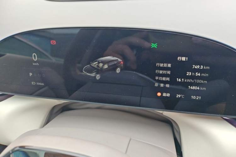 Used Zeekr 007GT 2025 Long-Range Rear-Wheel Drive Intelligent Driving Version 100 kWh Instrument Cluster