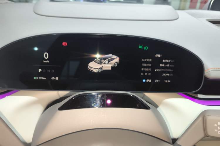 Used Zeekr 007GT 2025 Four-Wheel Drive Intelligent Driving Version 75 kWh Instrument Cluster