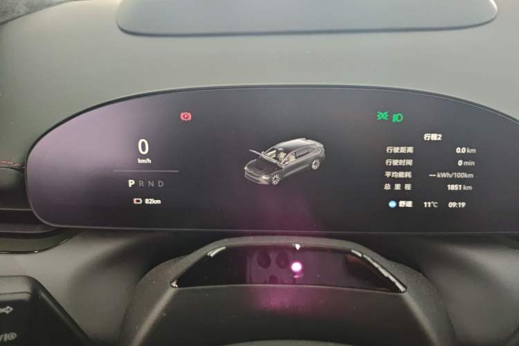 Used Zeekr 007GT 2025 Rear-Drive Intelligent Driving Version 75 kWh Instrument Cluster