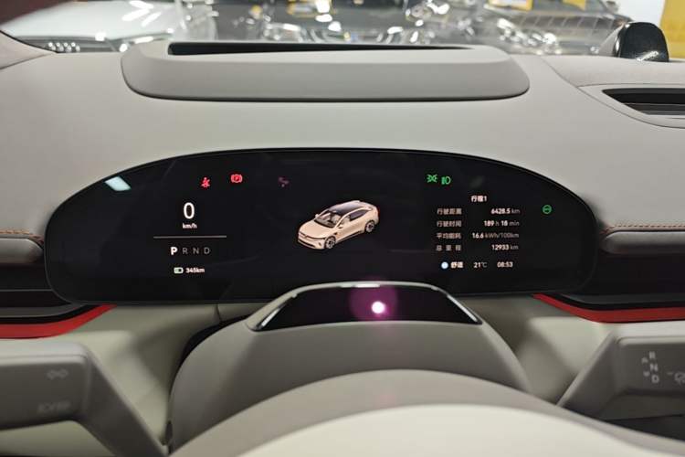 Used Zeekr 007GT 2025 Long-Range Rear-Wheel Drive Intelligent Driving Version 100 kWh Instrument Cluster