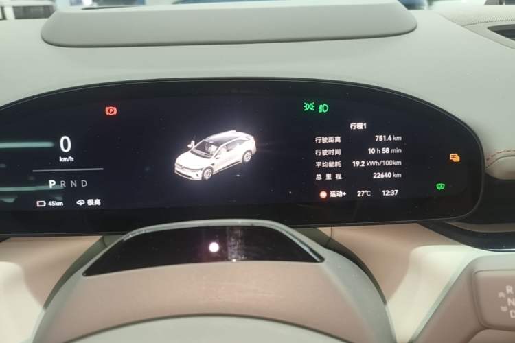Used Zeekr 007GT 2025 Four-Wheel Drive Intelligent Driving Version 75 kWh Instrument Cluster