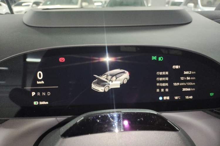 Used Zeekr 007GT 2025 Rear-Drive Intelligent Driving Version 75 kWh Instrument Cluster