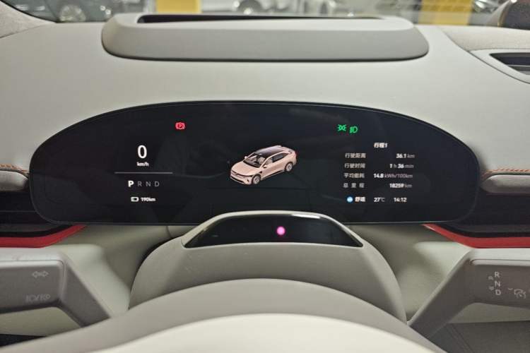 Used Zeekr 007GT 2025 Rear-Drive Intelligent Driving Version 75 kWh Instrument Cluster
