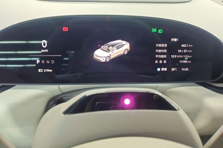 Used Zeekr 007GT 2025 Rear-Drive Intelligent Driving Version 75 kWh Instrument Cluster