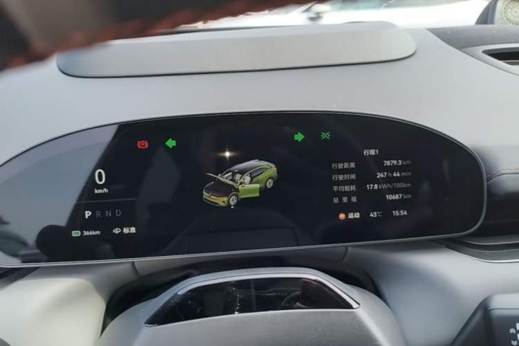 Used Zeekr 007GT 2025 Four-Wheel Drive Intelligent Driving Version 75 kWh Instrument Cluster