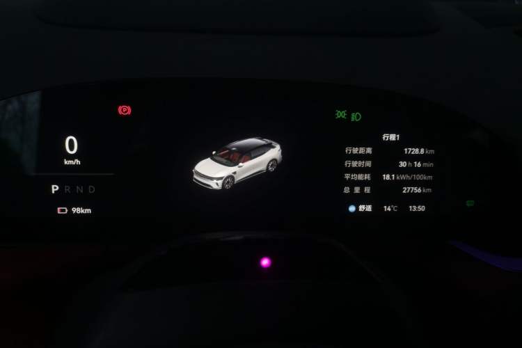 Used Zeekr 007GT 2025 Rear-Drive Intelligent Driving Version 75 kWh Instrument Cluster