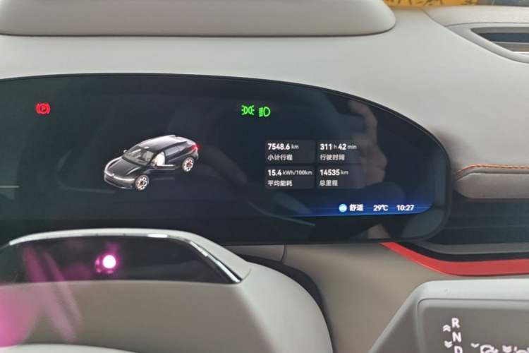 Used Zeekr 007GT 2025 Long-Range Rear-Wheel Drive Intelligent Driving Version 100 kWh Instrument Cluster