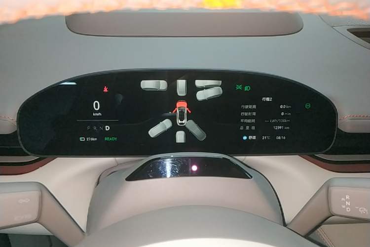 Used Zeekr 007GT 2025 Long-Range Rear-Wheel Drive Intelligent Driving Version 100 kWh Instrument Cluster