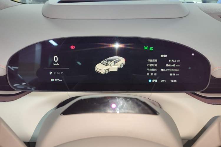 Used Zeekr 007GT 2025 Long-Range Rear-Wheel Drive Intelligent Driving Version 100 kWh Instrument Cluster