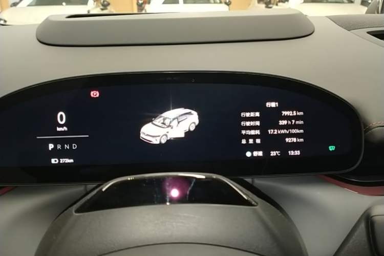 Used Zeekr 007GT 2025 Long-Range Rear-Wheel Drive Intelligent Driving Version 100 kWh Instrument Cluster