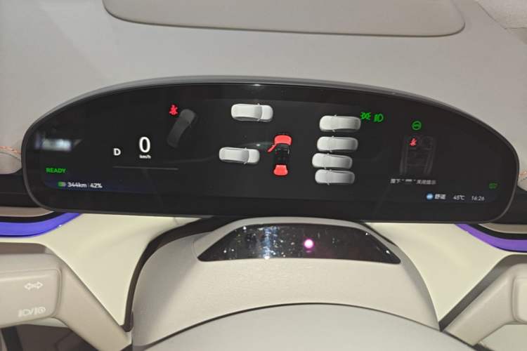 Used Zeekr 007GT 2025 Long-Range Rear-Wheel Drive Intelligent Driving Version 100 kWh Instrument Cluster