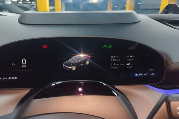 Used Zeekr 007GT 2026 Model Rear-Drive Max Version 75 kWh Instrument Cluster