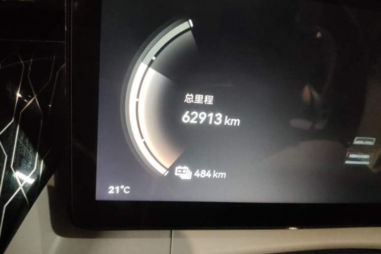 Used Zeekr 009 2022 WE Edition Odometer Close Up