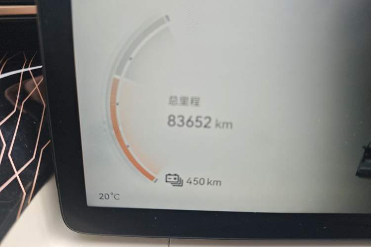 Used Zeekr 009 2022 Revised WE Version Odometer Close Up