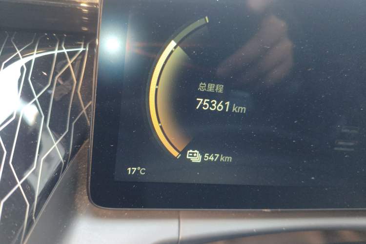 Used Zeekr 009 2022 WE Edition Odometer Close Up